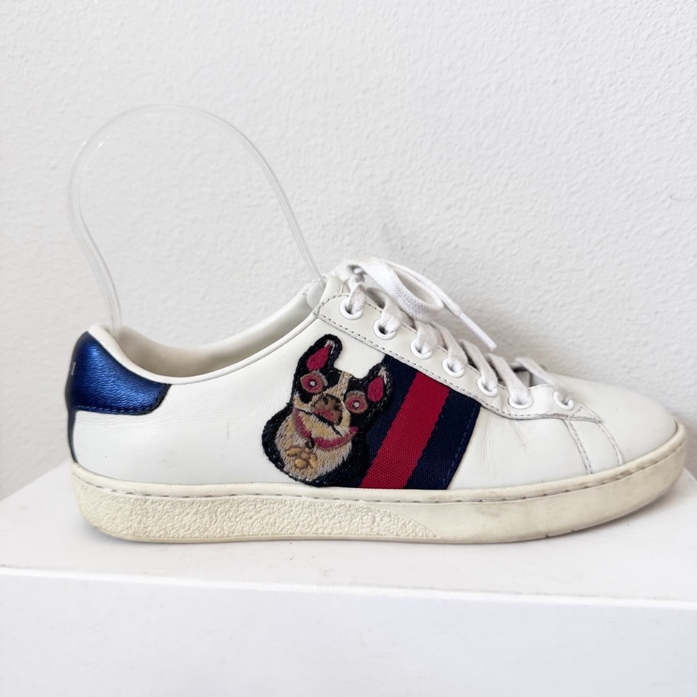 Gucci Ace Year of the Dog White Sneakers - Picture 8 of 16